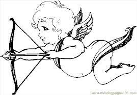 They're great for all ages. Cupid 01 Coloring Page For Kids Free Valentine S Day Printable Coloring Pages Online For Kids Coloringpages101 Com Coloring Pages For Kids