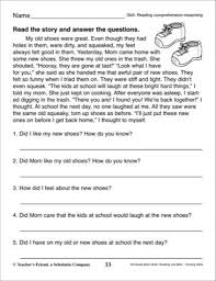 Short Story Questions Reading Comprehension Reading Comprehension Reading Comprehension Worksheets Teaching Reading Comprehension
