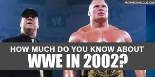 We ask our submitters to thoroughly research questions and provide sources where possible. Wwe 2002 Quiz Test Yourself On The Year In Wrestling