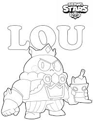 Meet the characters that are fighting for the zoo's kingdom! Lou Brawl Stars Coloring Pages Free Printable Coloring Pages For Kids