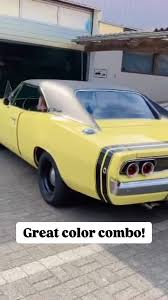 Image result for Yellow 1968 Charger
