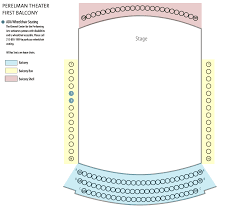 Perelman Theater Seating Charts Kimmel Center