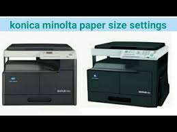 Free drivers for konica minolta printers are taken from manufacturers' official websites. Konica Minolta Bizhub 165e Pepar Setup Youtube
