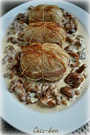 Paupiettes De Veau Sauce Aux Girolles Et Chataignes Ceci Bon Recettes De Cuisine Cuisine Recette