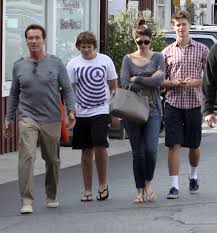 Much like his breakthrough role conan the barbarian, arnold schwarzenegger transcended a childhood of neglect and poverty in 1950s austria, pushing his body over over the top, to become one day the king of the hyborian age governor of california. Maria Shriver Arnold Schwarzenegger Patrick Schwarzenegger Katherine Schwarzenegger Christina Schwarzenegger Arnold Schwarzenegger And Patrick Schwarzenegger Photos Zimbio