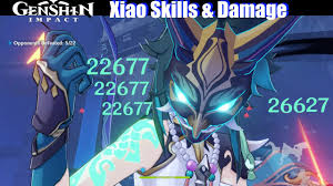 Dmg increases by a further 5% for every 3s the ability persists. Genshin Impact Lvl 80 Xiao Skills Damage Showcase Test Domain Youtube