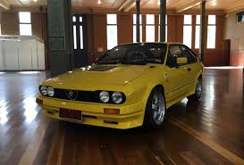 Image result for Canary Yellow 1982 Alfa-Romeo