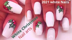 White Christmas Nail Design 2021 Nail Art White Nail Design 2021 Gel Nail Arts Cnd Shellac Nails Youtube Dashing diva magic press full spectrum press on gel nails.