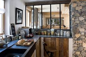 Merveilleux Interieur Chalet Bois Montagne Chalet Kitchen Interior Kitchen Living