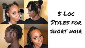 Dreadlock styles for short hair. How To Five Loc Styles For Short Hair Mrsbreauxbody Youtube