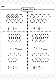 Lembar kerja matematika ini cocok untuk anak usia tk b yang sedang memulai tahap latihan berhitung. First Grade Png Images Pngegg
