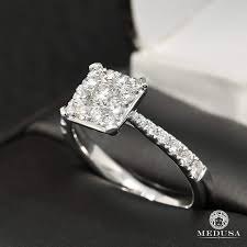 Achetez des bague fiancaille à petit prix en ligne sur lightinthebox.com aujourd'hui ! Bague A Diamants En Or 18k Trinity D9 Bague Solitaire 84pt Bague Fiancaille Bijoux Medusa