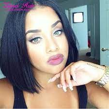 7a Grade Queen Malaysia Virgin Short Straight Hair Bundles 10inch Human Hair Weave 4 Bundles Colour 1b Bob Weave Hair Extension