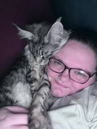 How can we love cats so much!! Like it's crazy how much I love my crazy  Maine coons . Cosmo just don't do personal space but I honestly don't mind  even at