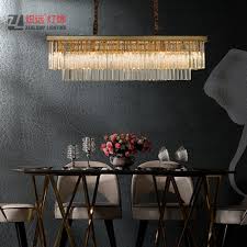 It's time to breathe new life into the mundane every day with timeless and truly transformative lighting. China Dining Table Lighting Metal Rectangle Crystal Chandelier Photos Pictures Made In China Com