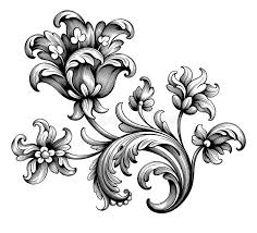 See more ideas about filigree tattoo, tattoos, tattoo designs. Tulip Peony Flower Vintage Baroque Victorian Frame Border Floral Ornament Scroll Engraved Retro Pattern Tattoo Filigree Vector Stock Vector Illustration Of Decorative Heraldic 122442382
