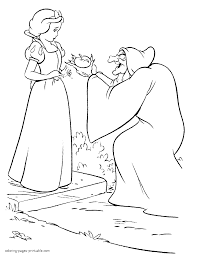 Disney characters make a great theme & delight your kid when coloring. Old Hag And Snow White Coloring Pages Snow White Coloring Pages Witch Coloring Pages Cartoon Coloring Pages