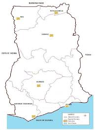 Navigate ghana map, ghana country map, satellite images of ghana, ghana largest cities map, political map of ghana, driving directions and traffic maps. Map Of Ghana Showing The Studies Cities Source Department Of Download Scientific Diagram