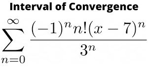 Find The Interval Of Convergence For The Power Series Sum 1 Nn X Convergence Power Series Math Videos