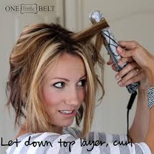 Match the amount of hair you work with to the desired outcome. How To Curl Short Hair Curling Wand Short Hair Flat Iron Short Hair