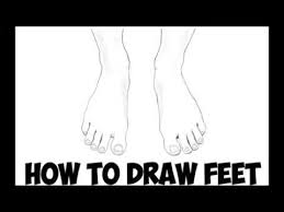 Today I Ll Show You How To Draw People S Feet From The Angle Of You Looking Down At Them We Will Guide Step By Step Drawing Drawing People How To Draw