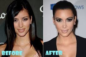 Her airbrushed look is achieved by applying makeup in layers. Kim Kardashian Plastic Surgery Before And After Kardashian Plastic Surgery Celebrity Plastic Surgery Kim Kardashian Before
