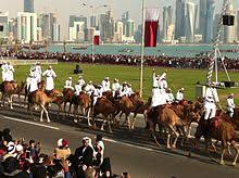 For the third time, the event was held in the marina bay area. National Day Qatar Wikipedia