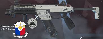 The R99 Has An Emblem That Resembles The Coat Of Arms Of The Philippines Apexlegends You can help apexlegends wiki by expanding it.