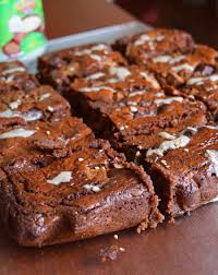 Blondies A La Pate De Sesame Tahini Pate De Sesame Tahini Recette Gateau Cacao En Poudre