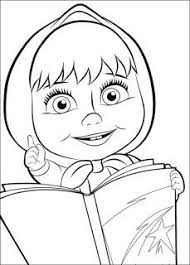 رسومات ماشا والدب للتلوين جاهزة 熊 和