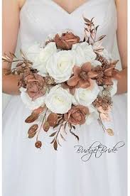 White and pink rose images. Cinnamon Collection 20 205 Gold Wedding Flowers Rose Gold Wedding Flowers Cheap Wedding Flowers
