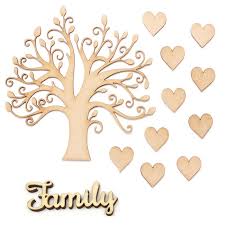 Send customized newsletters to family members with birthday and anniversary reminders for their close relatives. Wooden Mdf Family Tree Set Kit With Wooden Love Hearts Family Word Wooden Diy Craft Blank Shapes Party Diy Decorations Aliexpress