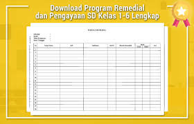 Program remedial dan pengayaan sd k13. Download Program Remedial Dan Pengayaan Sd Kelas 1 6 Lengkap Operator Sekolah