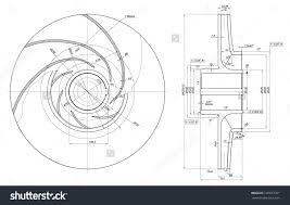 1500x1060 Engineering Drawing Of Components Vector Eps10 Autocad Isometric Drawing Mechanical Design Technical Drawing