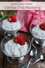 Doctors say that the keto diet can be helpful in treating epilepsy; Keto Chia Seed Pudding Vanilla Flavored Low Carb Yum