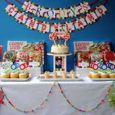 Yansion candyland birthday party decorations, donut birthday party supply with happy birthday banner, candy donut ice cream foil balloon for girls kids women candyland lollipop party. Candyland Party Ideas For A Boy Birthday Catch My Party