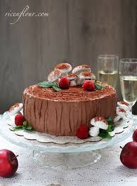 How To Make Opera Yule Log Cake Buche De Noel Recipe Rice N Flour Nướng Food Cakes Cong Thức Nướng Banh