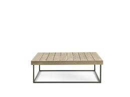 Measuring 4 feet across, this table features a metal frame with a beautiful solid mahogany tabletop. Allaperto Urban Rectangular Coffee Table 70x100 Ethimo
