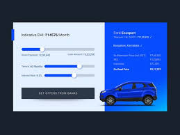 Dailyui 004 Car Loan Emi Calculator Car Loans Car Loan Calculator Calculator Design