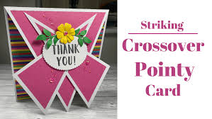 Be sure to watch the video for tips on adhering it! Diamond Fold Cards Mixed Up Craft