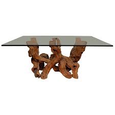 Tables with bent glass bases. Wood Base Glass Top Dining Table Ideas On Foter