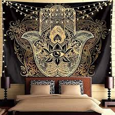Anerza 60 pcs wall collage kit aesthetic pictures, aesthetic room decor for teen girls, photo wall decor, vsco trendy bedroom posters, peach teal boho wall art, 4x6 inch 4.5 out of 5 stars 162 $14.99 $ 14. Amazon Com Psychedelic Tapestry Trippy Tapestry Black Gold Hamsa Hand Tapestry Mandala Medallion Bohemian Tapestry Evil Eye Hamsa Hand Blessing Home Good Luck Wall Decor Tapestry For Bedroom Dorm Room 79 L59 W Home