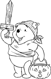 Pooh Bear Color Sheet Disney Coloring Pages Free Halloween Coloring Pages Halloween Coloring Pages