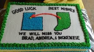 Farewell cake, going away cakes. Pin By Zee Simple Creations On Cakes Going Away Cakes Moving Away Parties Special Event Cakes