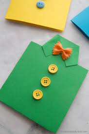 Fold the 2 cut edges towards the center and glue them down to make the collar. Father S Day Shirt Card The Best Ideas For Kids