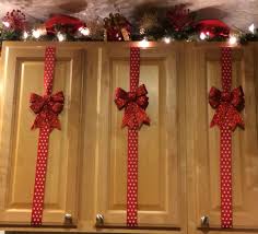Decorate Your Kitchen Cabinets Christmas Decoration Ideas Indoor Christmas Christmas Decorations Christmas Decor Diy