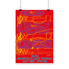 Keith haring 'montreux jazz festival iii' 1983 plate signed pop art poster. Poster Keith Haring And Andy Warhol 1986 Montreux Jazz Shop