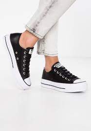 Womens chuck taylor all star lift hi. Converse Chuck Taylor All Star Lift Clean Sneaker Low Black White Schwarz Zalando De