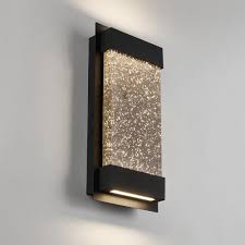 Arlington black outdoor wall light to the compare list. Artika Medium Essence Glowbox Black Outdoor Integrated Led Wall Mount Lantern With Bubble Glass Gb390l Hdbl The Home Depot In 2021 Wall Mount Lantern Outdoor Wall Lighting Bubble Glass