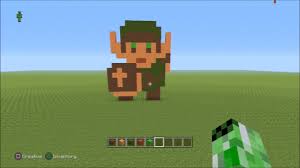 Check out example of how it works! Minecraft Pixel Art Link From The Legend Of Zelda Youtube